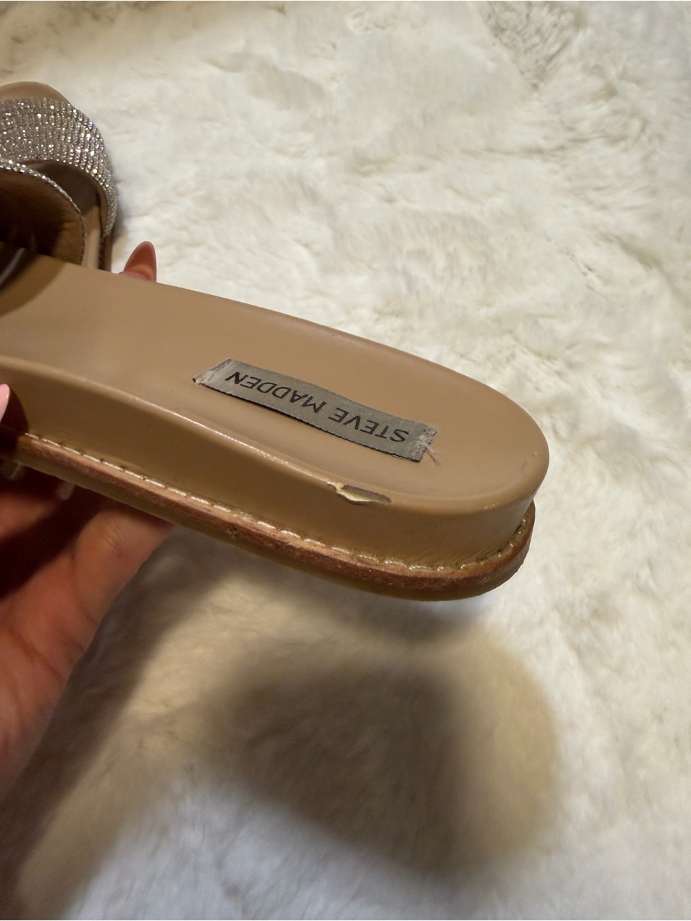 Steve Madden Drips Rhinestone Sandals - Picture 5 of 7